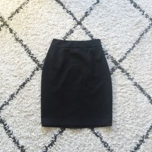 Tahari black pencil skirt